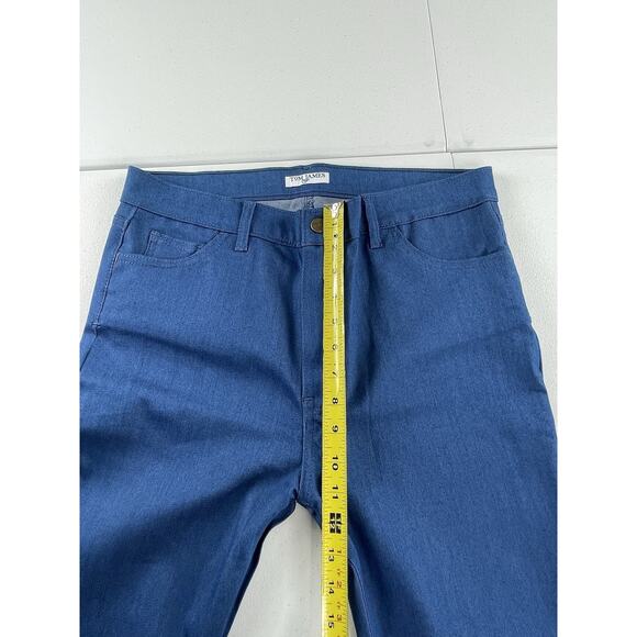 Tom James Blue Delta Smooth Indigo Blue Denim Jeans Size 32X29 Custom Bespoke - Picture 3 of 11